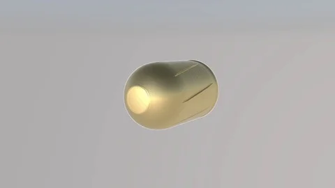 Flying pistol bullet 스톡 동영상 70659714