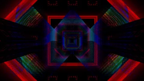 Flying Pixel 4K 02 Stock Footage 77695047