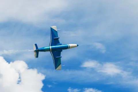 Flying a plane close-up Stock Photos