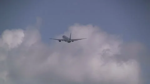 Flying plane Stock Footage 7732969