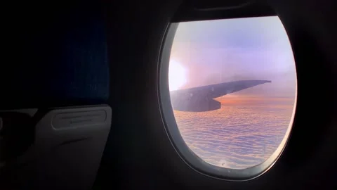 Flying by plane Stock Footage 232236058