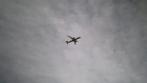 Flying plane Stock Footage 246877688