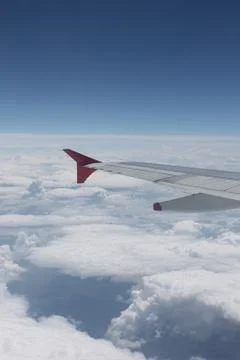 Flying a plane Fotos de archivo