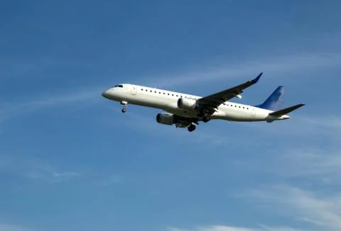 Flying plane Stock Photos