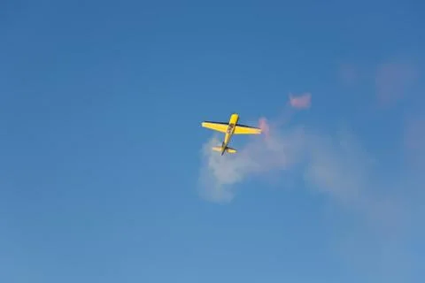 Flying planу in the sky Stock Photos