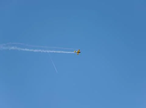 Flying planу in the sky Stock Photos