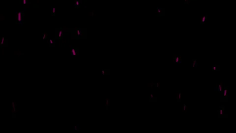Flying Purple Fire Particles and Glowing Embers, Seamless Loop Overlay Effect Stock Footage 334812915