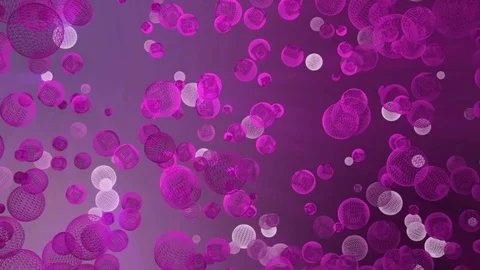 Flying purple rectangular 3d shape. computer graphics Stock Footage 82881338