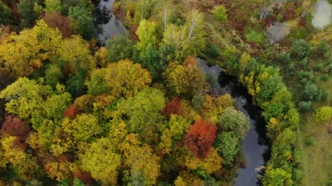 Flying a quadrocopter over water Stock Footage 163177618