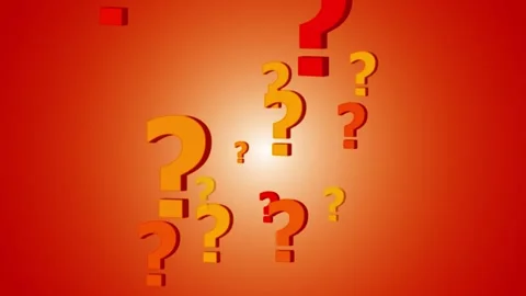 Flying question mark animation. Stock Footage 293486444