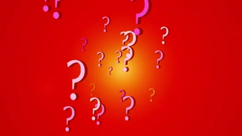 Flying question mark animation. Stock Footage 293486447