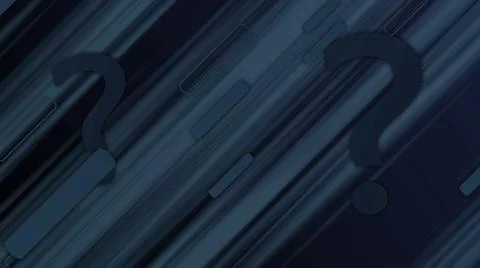 Flying Question Marks Illustrazione stock