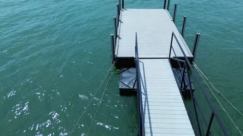 Flying Really Close to the Water on a Beautiful Lake 4k 스톡 동영상 239752971