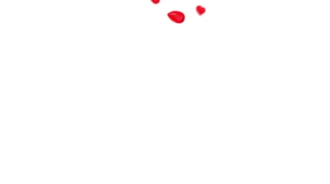 Flying red heart on white background Stock Footage 58086806