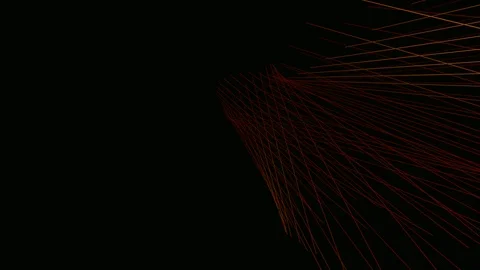 Flying red sticks with alpha Stock-Footage 98233206