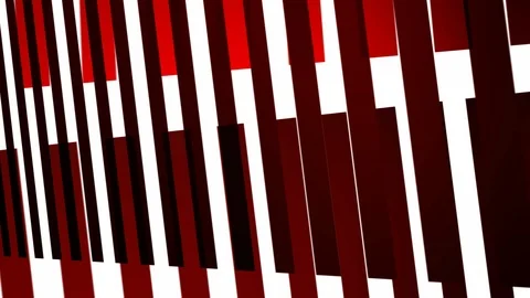 Flying red stripes Stock Footage 95221474