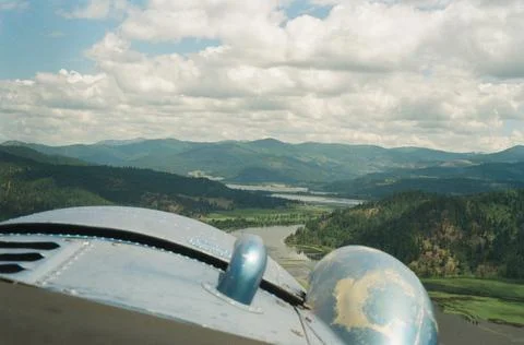 Flying to the River Stock Photos
