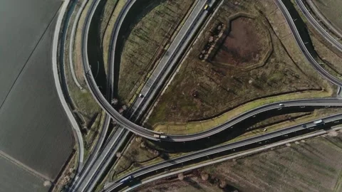 Flying Road Stock Footage 274215145