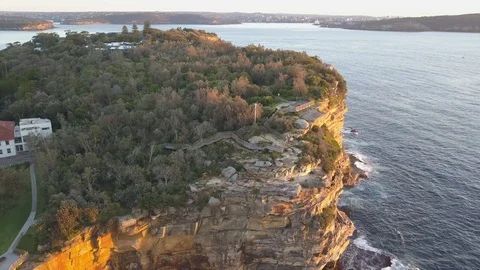 Flying from rock cliff Video stock 107508643