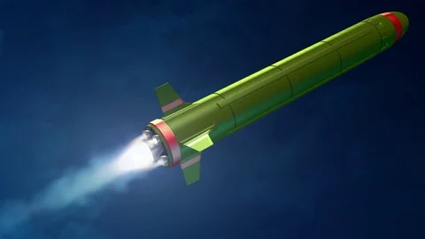 Flying rocket Video stock 84604017