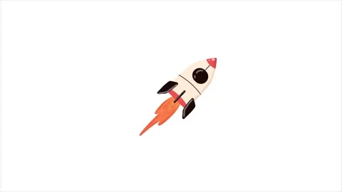 Flying rocket Stock Footage 289995111