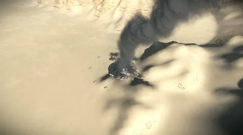 Flying saucer crash Vídeos de archivo 24506591