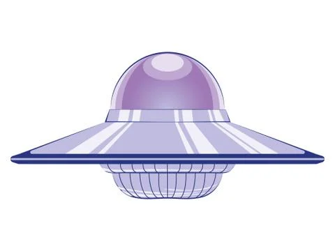 Flying saucer design Ilustración de archivo