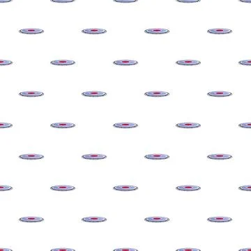 Flying saucer elements creating a seamless pattern Stock Illustration