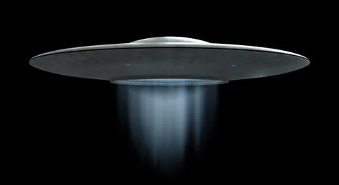 Flying saucer Stock Illustration
