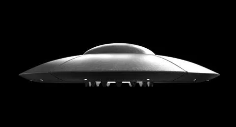 Flying saucer Stock Illustration