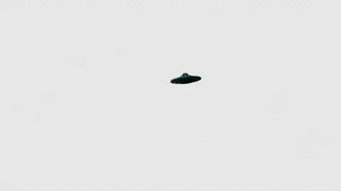 Flying Saucer Toy On Alpha Loop Stock Footage 233713661