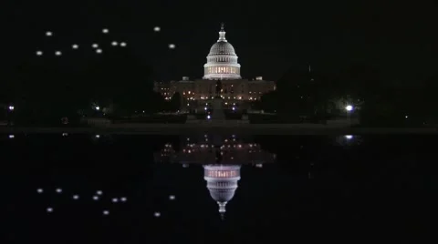 Flying Saucer UFOs over Washington DC 1952