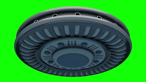 Flying Saucer Underside Stock Footage 81734264