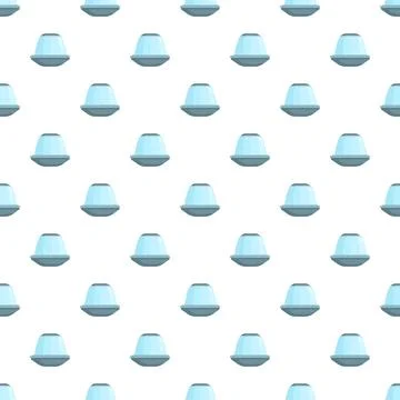 Flying saucers pattern creating a sci fi wallpaper Stock Illustration