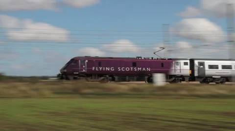 The Flying Scotsman Train 스톡 동영상 11263675