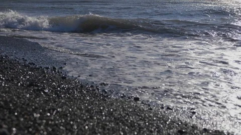 Flying seagull in the sea Stockbeeldmateriaal 128258670