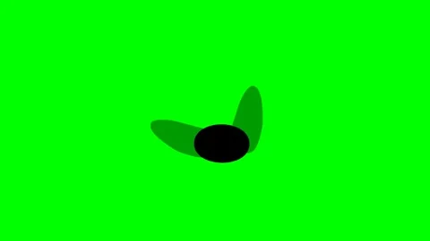 Flying shaking bugs, bees, flies, green screen effect Stock Footage 289213397