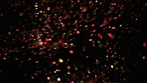 The flying of shimmering particles. slow motion Video stock 159628658