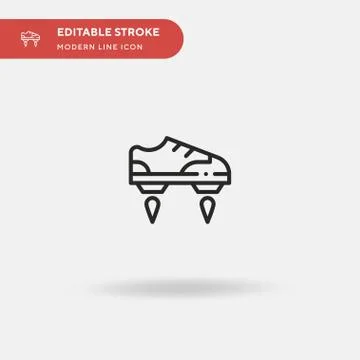 Flying Shoes Simple vector icon. Illustration symbol design template for web  Illustrazione stock