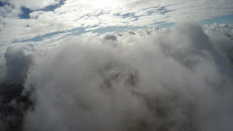 Flying , skimming over cloud tops Vídeo Stock 240416975