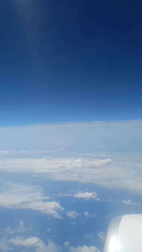 Flying in the sky Video stock 161389096