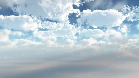 Flying in the sky through the clouds Stock Footage 33791756