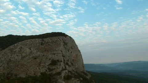 Flying sky. Time laps Stock Footage