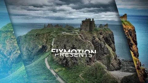 Flying Slideshow Opener Stock After Effects