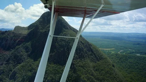 Flying a small plane, Queensland Stock Footage 100209643