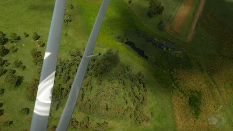 Flying a small plane, Queensland Stock Footage 100220654