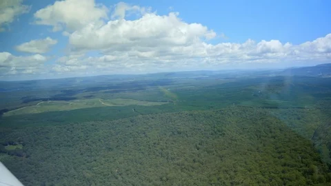 Flying a small plane, Queensland Stock Footage 100221276