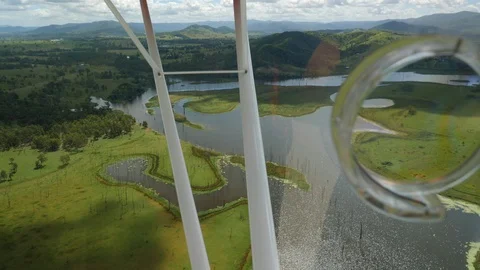 Flying a small plane, Queensland Stock Footage 100221963