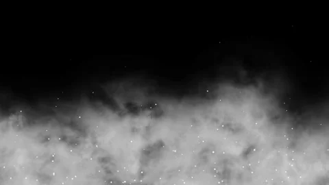Flying Smoke and Dust Particle Animation 4K. Stockbeeldmateriaal 340968470