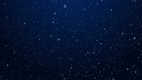 Flying snow on a dark blue background Stock Footage 161246142
